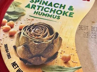 Sabra Spinach & Artichoke Hummus