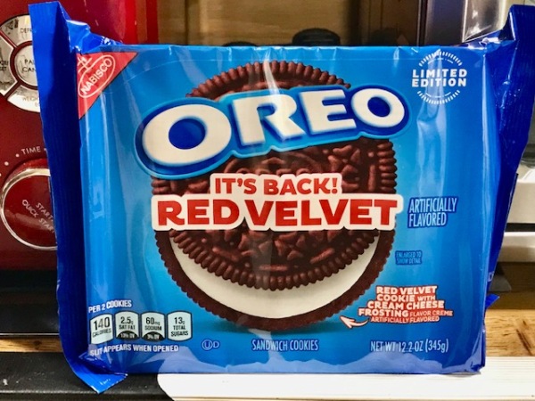 New Red Velvet Oreo Cookies